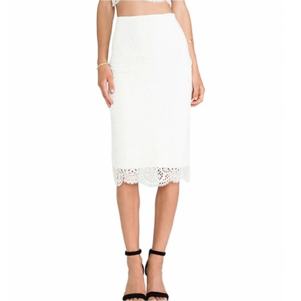 For Love and Lemons Holly Lace Bohemian Skirt XS